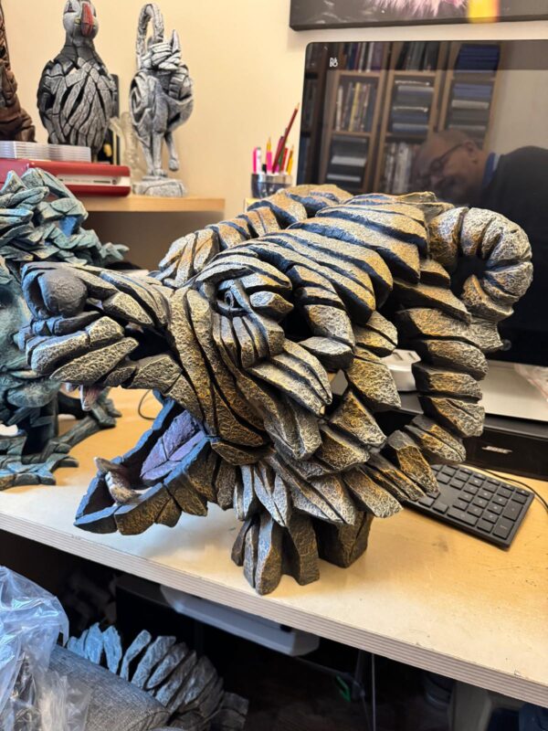 Edge Sculpture Bust Grizzly Bear - Retired - PRE OWNED - Image 5