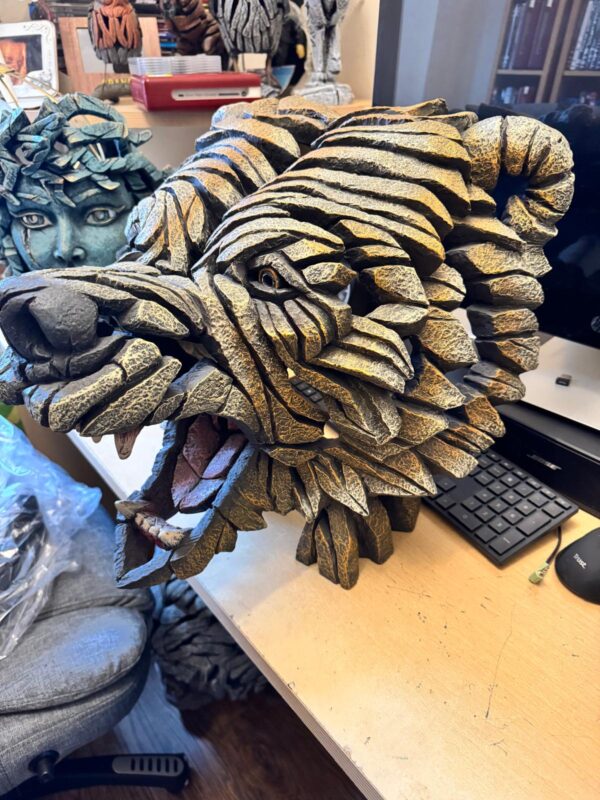 Edge Sculpture Bust Grizzly Bear - Retired - PRE OWNED