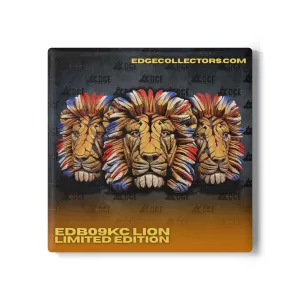 Ceramic Coaster - EDB09KC Lion – Bust (‘Charlie’ – King Charles III Coronation)