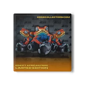 Ceramic Coaster - ED43TT African Frog – Figure Tropical Tangerine – Limited Edition 150)