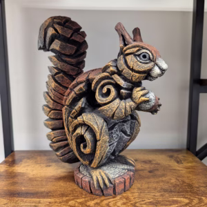 ED18 Squirrel On A Base – Figure (Red)